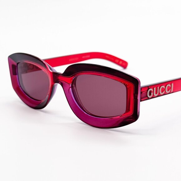 NEW GG1719S 004 GUCCI WOMEN PINK SUNGLASSES GUCCI - Picture 1 of 10